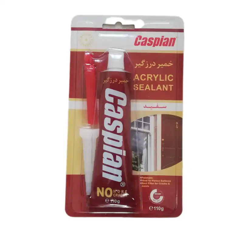 خمیر درزگیر کاسپین مدل اکرلیک وزن 110 گرم