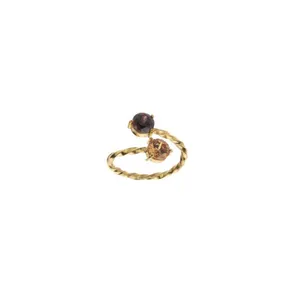  انگشتر طلا 18 عیار زنانه آراقیراتیس طرح دایره کد Ara033