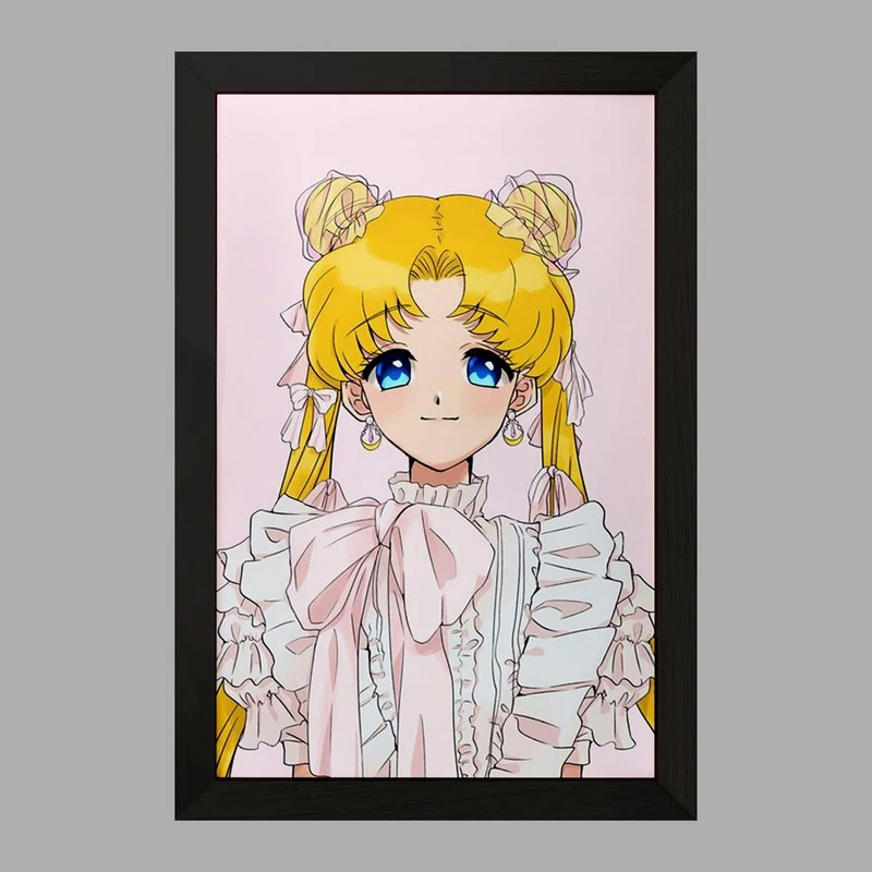 تابلو خندالو مدل اوساگی تسوکینو انیمه سیلور مون Sailor Moon  کد 17452