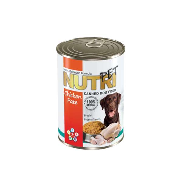 کنسرو سگ نوتری پت مدل Chicken Pate وزن 425 گرم
