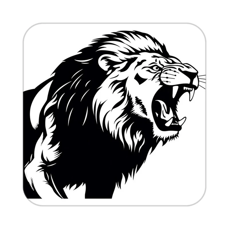 زیر لیوانی کاکتی طرح شیر مدل mp23100