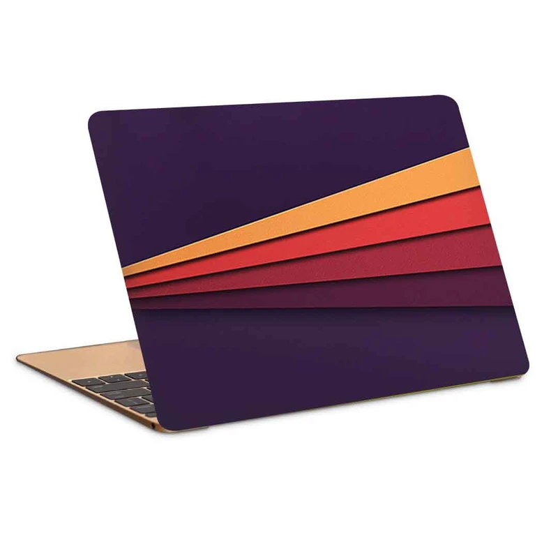 استیکر لپ تاپ طرح abstract warm line کد c-18مناسب برای لپ تاپ 15.6 اینچ