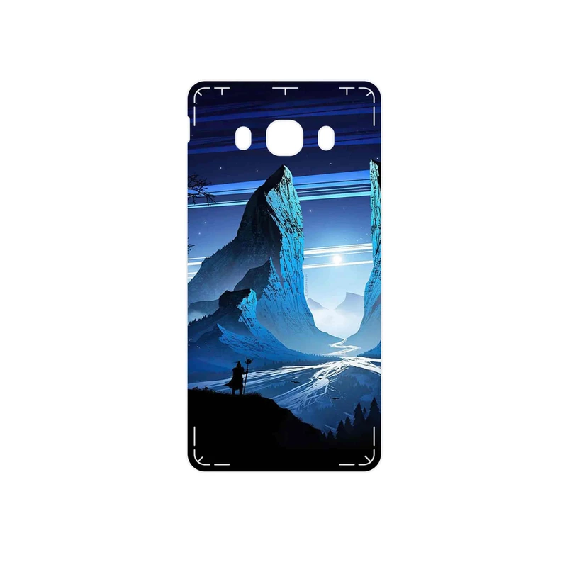برچسب پوششی ماهوت مدل Blue Mountains Digital Art مناسب برای گوشی موبایل سامسونگ Galaxy J5 2016