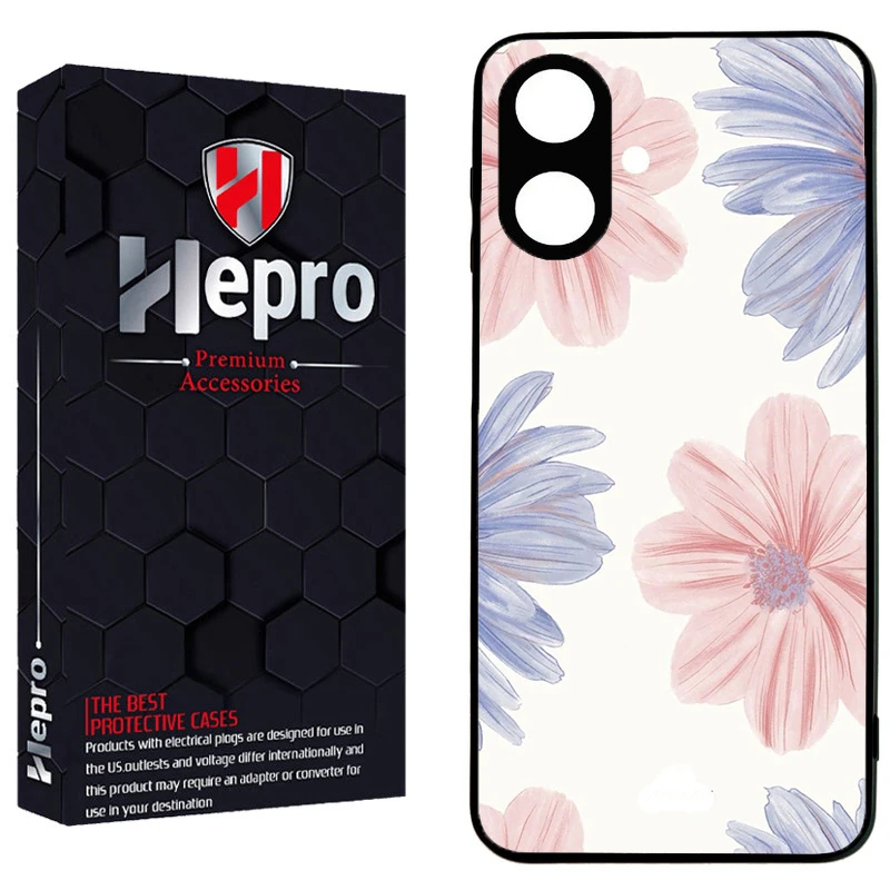 کاور هپرو طرح گل کد TPU-280 مناسب برای گوشی موبایل سامسونگ Galaxy A06