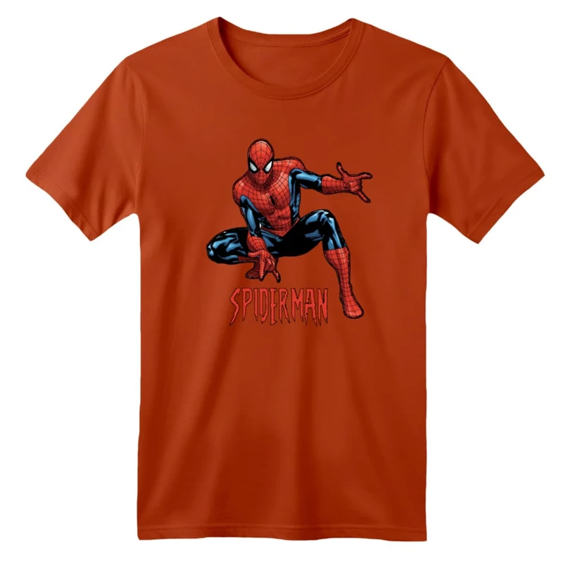تی شرت آستین کوتاه بچگانه مدل مرد عنکبوتی کد ۱۸
