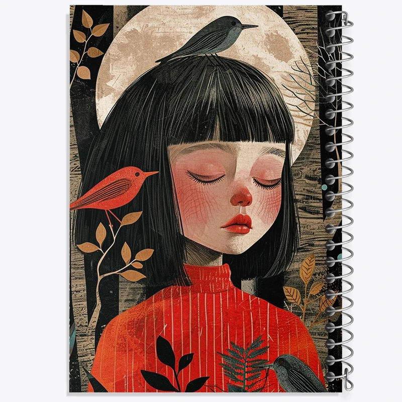 دفتر مشق 100 برگ خندالو طرح دخترانه کد N2392