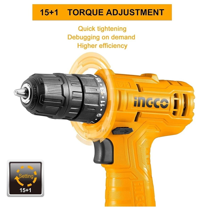 دریل پیچ گوشتی شارژی اینکو مدل CDLI12415-12V