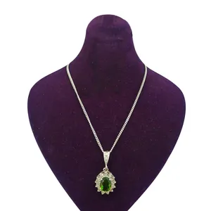 گردنبند نقره زنانه سلین کالا مدل زبرجد ce-k99