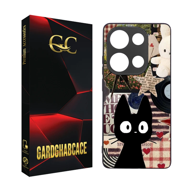 کاور گارد قاب کیس مدل دخترانه T مناسب برای گوشی موبایل  شیائومی  Poco M6 Pro \ Redmi Note 13 Pro 4G