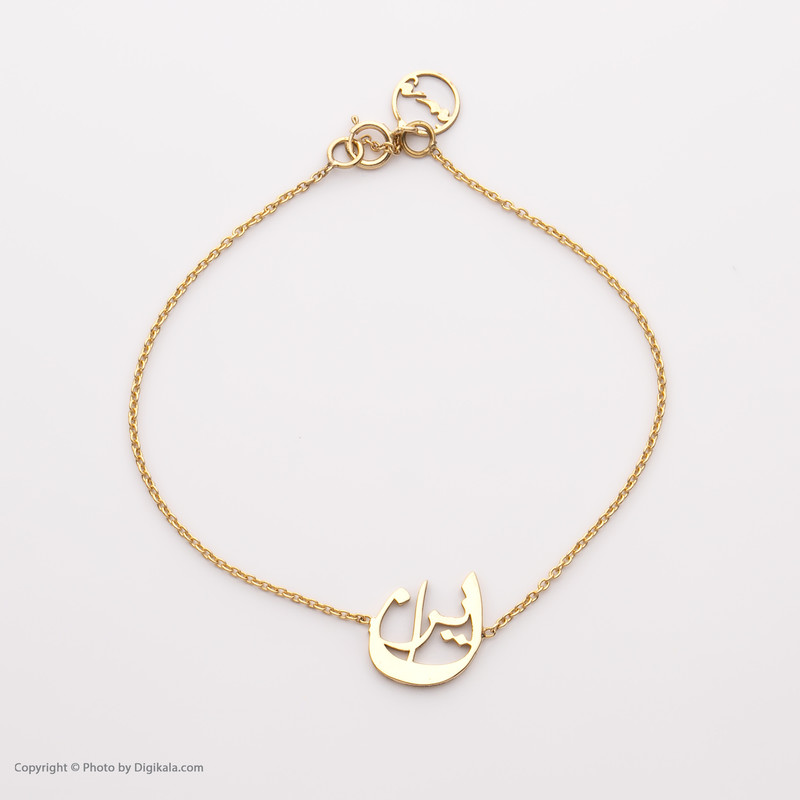 دستبند طلا 18 عیار زنانه پرسته مدل 14065459