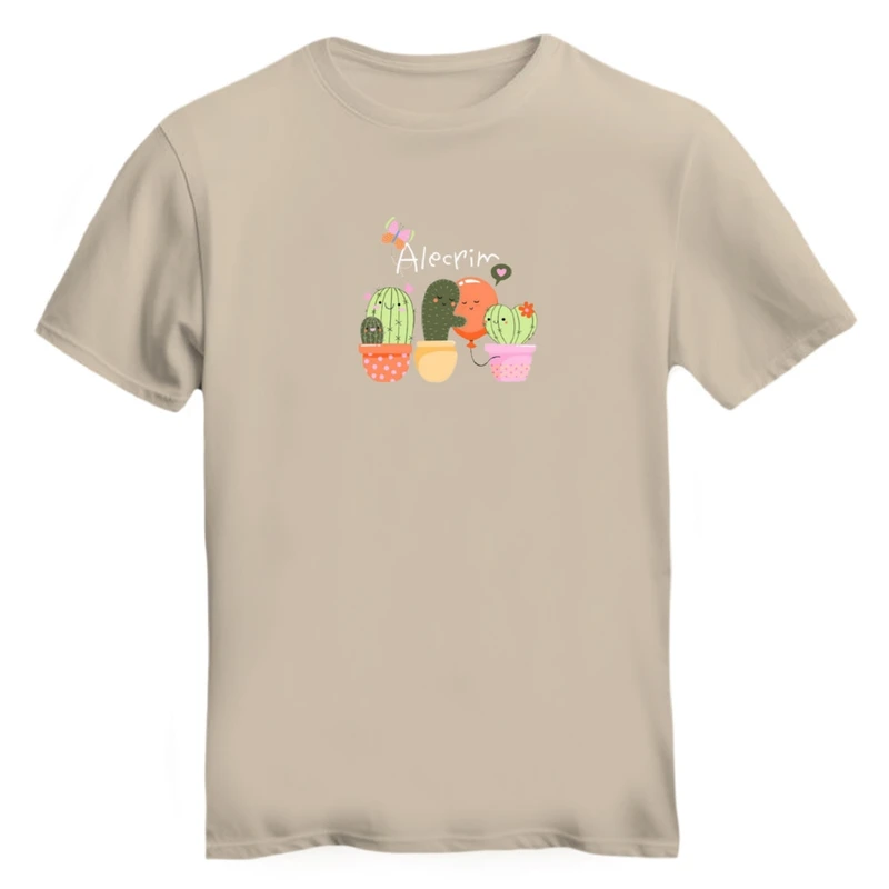 تی شرت آستین کوتاه زنانه مدل کاکتوس کد ۱