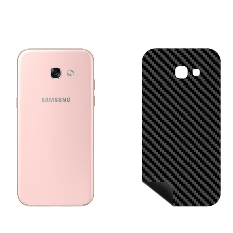 برچسب پوششی بستور مدل BT-Fiber طرح فیبر کربن مناسب برای گوشی موبایل سامسونگ Galaxy A3 2017