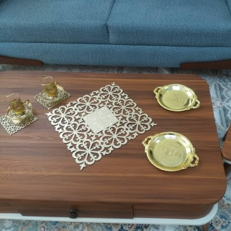 رومیزی طرح نیلوفر کد 22cm رومیزی طرح نیلوفر کد 22cm