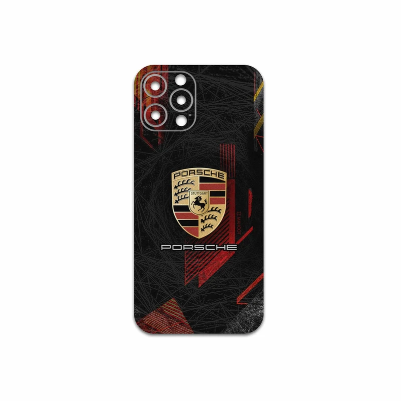 برچسب پوششی ماهوت مدل Porsche-Logo مناسب برای گوشی موبایل اپل iPhone 12 Pro Max