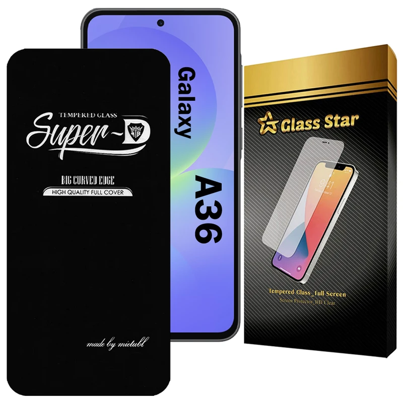 محافظ صفحه نمایش گلس استار مدل SUPERDNS مناسب برای گوشی موبایل سامسونگ Galaxy A36 5G