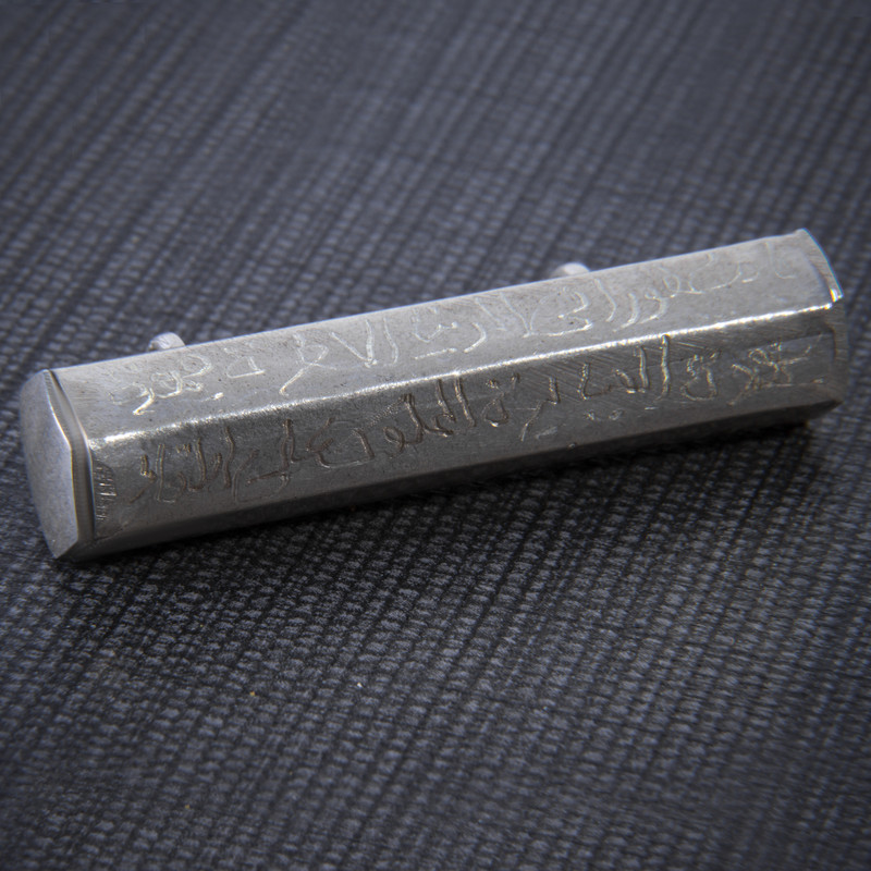 آویز گردنبند نقره بازرگانی میلادی مدل استوانه ای کد PKD_031