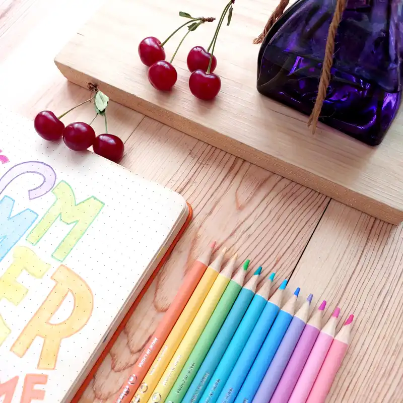 مداد رنگی 12 رنگ دامس مدل پاستیلی کد 12PC