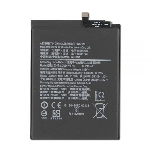 تصویر باتری موبایل مدل SCUD-WT-N6 ظرفیت 4000 میلی آمپر ساعت مناسب برای گوشی موبایل سامسونگ Galaxy A10s
