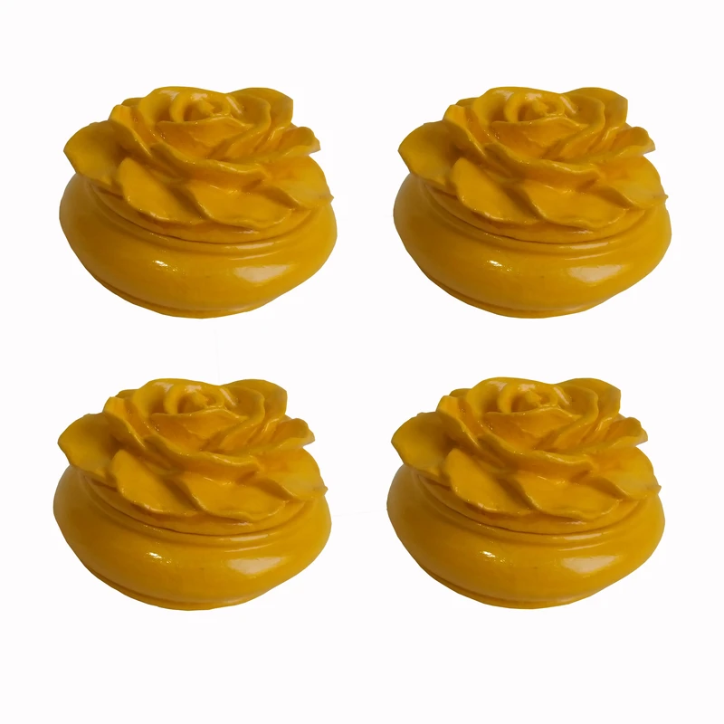 جاشمعی مدل گل کد FF 1 مناسب شمع وارمر بسته 4 عددی