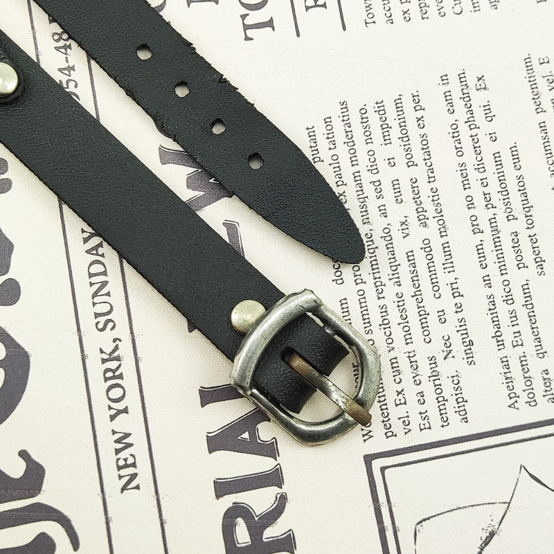 دستبند سلین کالا مدل فیروزه نیشابور اصل طرح چرم کد 167