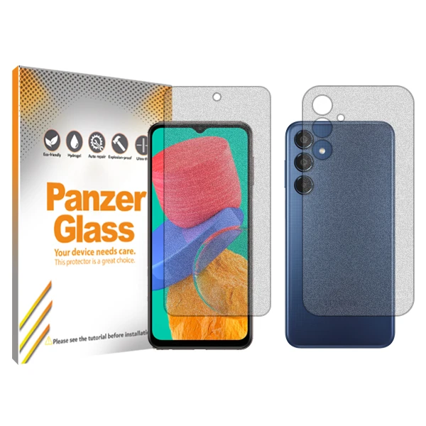 محافظ صفحه نمایش مات پنزر گلس مدل Resistant مناسب برای گوشی موبایل سامسونگ Galaxy M35 به همراه محافظ پشت گوشی
