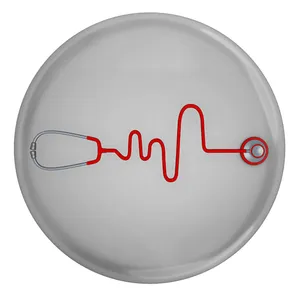 پیکسل طرح گوشی پزشک و نوار قلب مدل S9542