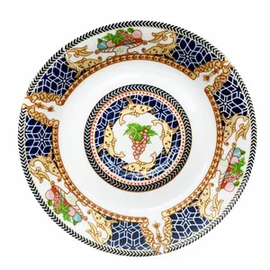 نعلبکی چینی ای پی ام طرح ماهی بسته 6 عددی 
