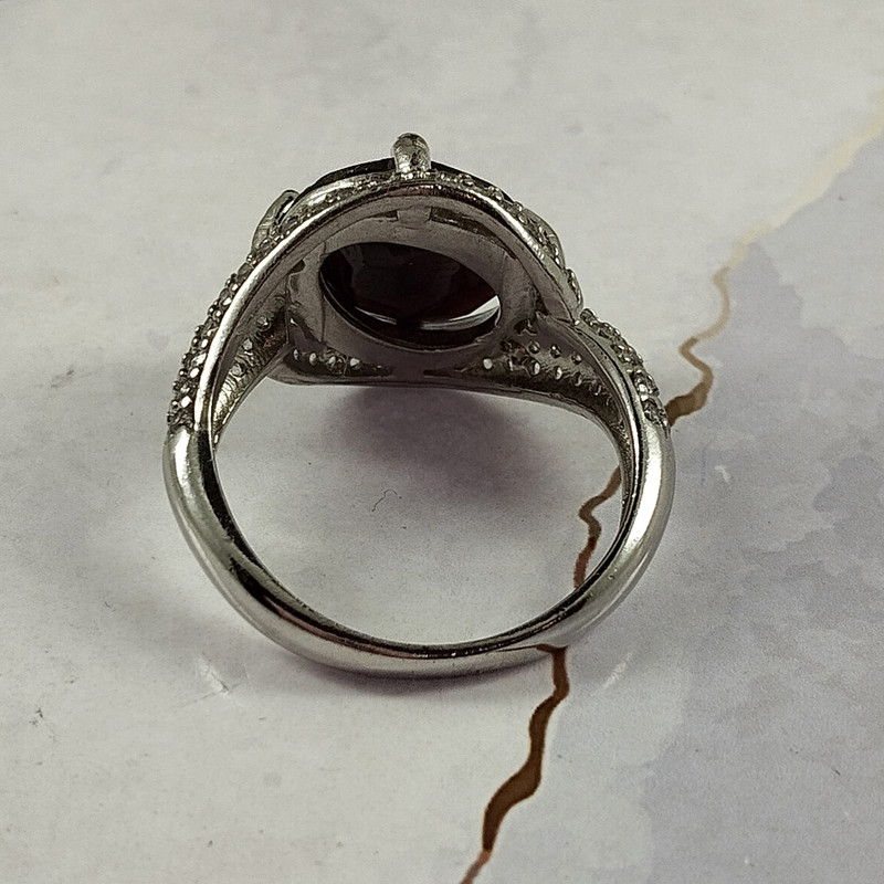 انگشتر نقره زنانه سلین کالا مدل یاقوت سرخ کد 46