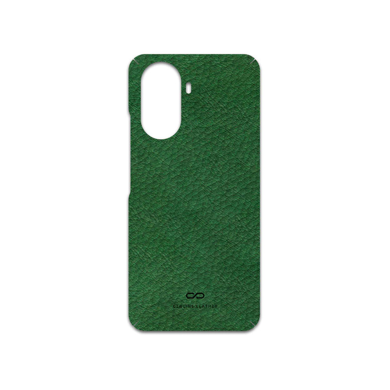برچسب پوششی ماهوت مدل Green-Leather مناسب برای گوشی موبایل هوآوی Nova Y70 Plus