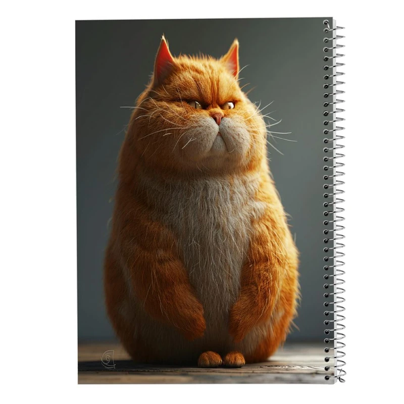 دفتر شطرنجی 50 برگ مدوپد طرح سگ و گربه کد DF17219