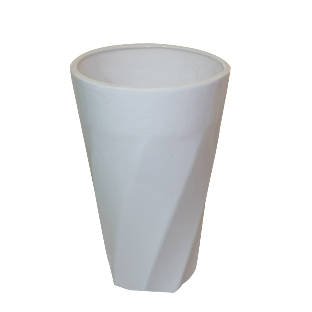 گلدان سرامیکی مدل پیچی