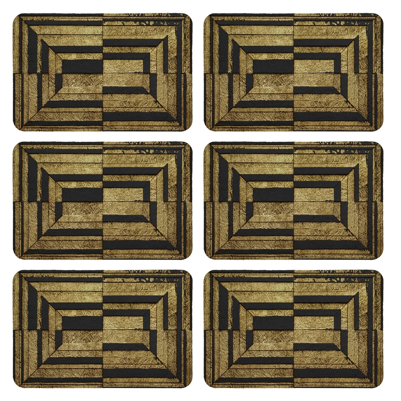 زیربشقابی طرح کلاسیک کد 8905 بسته 6 عددی 