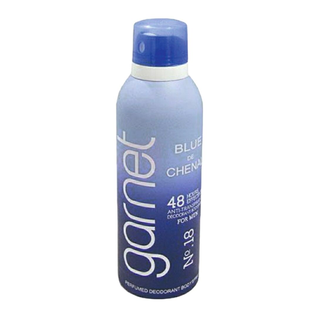 اسپری خوشبو کننده بدن مردانه گارنت مدل BLUE CHENAL حجم 200 میلی لیتر -  - 1