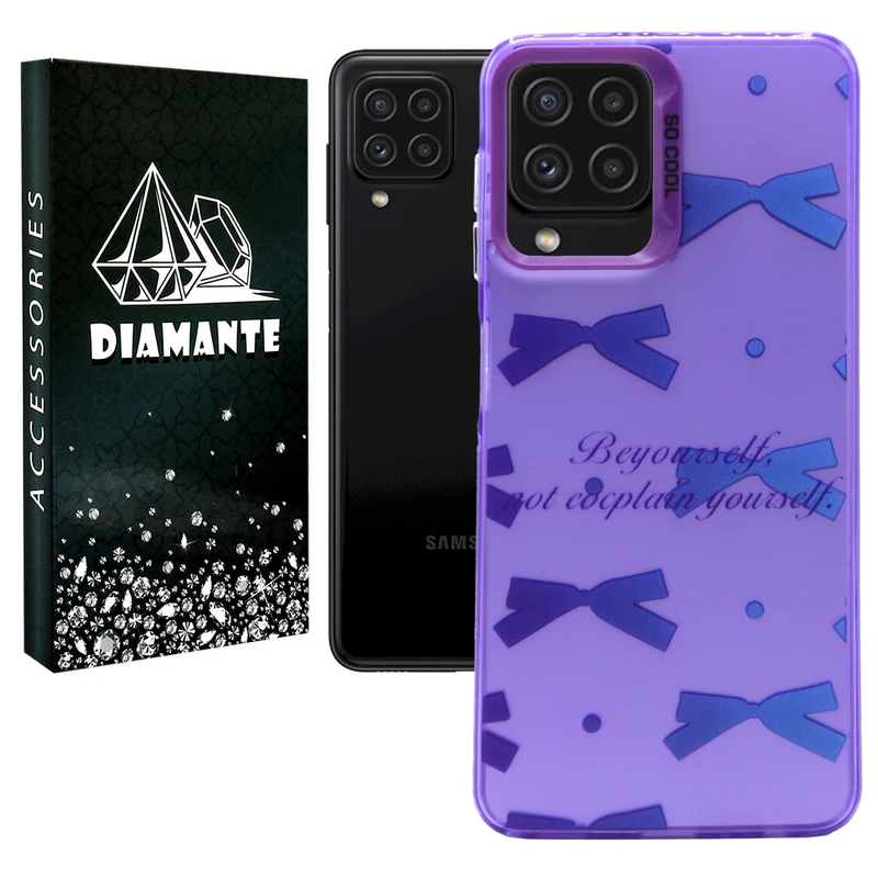 کاور دیامانته مدل Papillon Bk مناسب برای گوشی موبایل سامسونگ Galaxy M32 4G