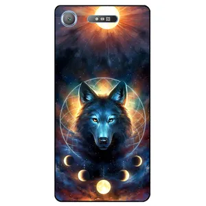 Megafone Wolf and Moon 8006 Cover For Sony Xperia XZ1