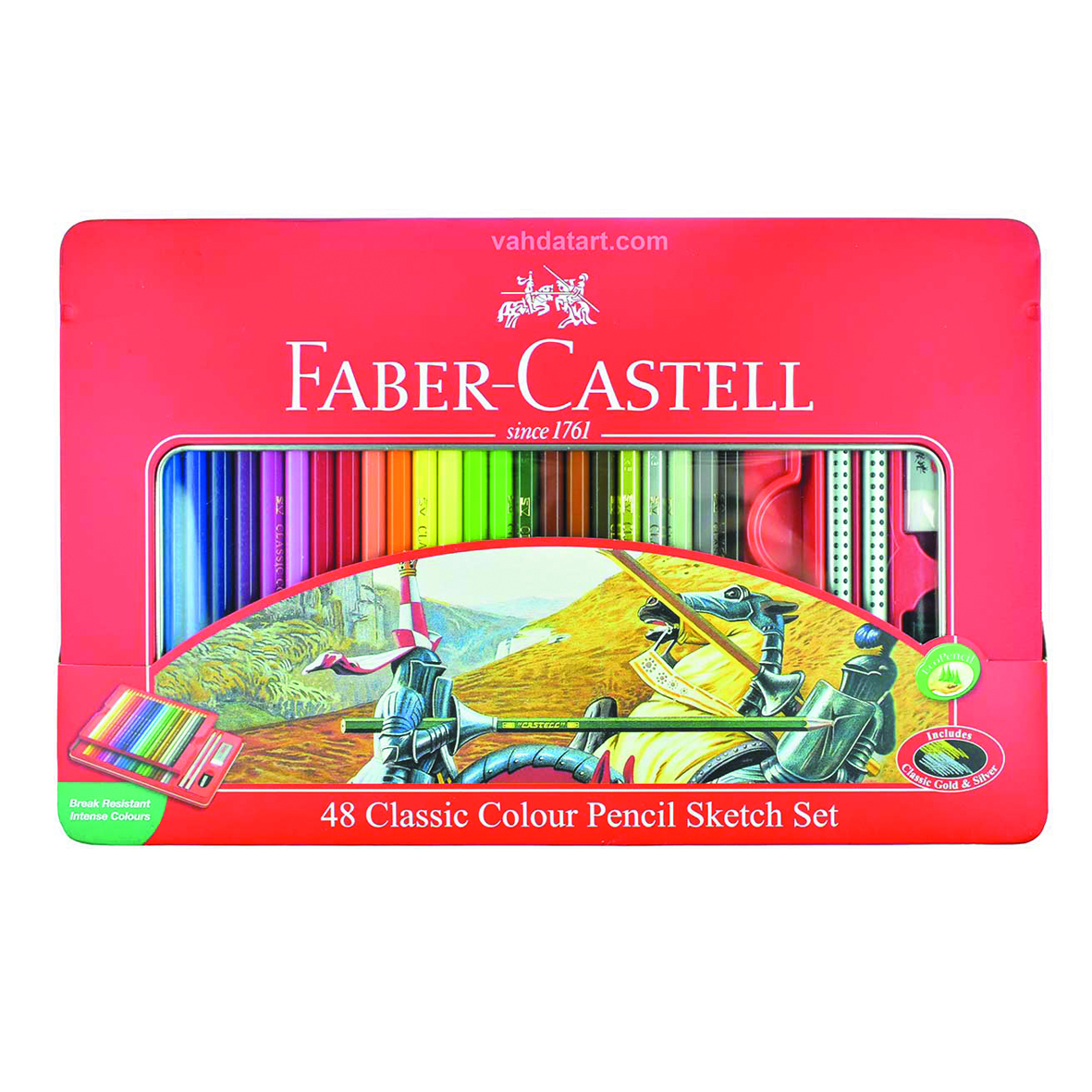 مداد رنگی 48 رنگ فابر کاستل مدل کلاسیک