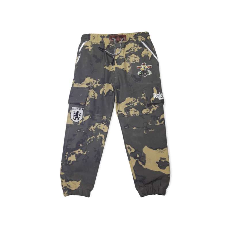 شلوار پسرانه مدل چریکی شش جیب  اسلش  zs