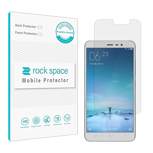  محافظ صفحه نمایش شفاف راک اسپیس مدل Hygel مناسب برای گوشی موبایل شیائومی Redmi Note 3 Pro
