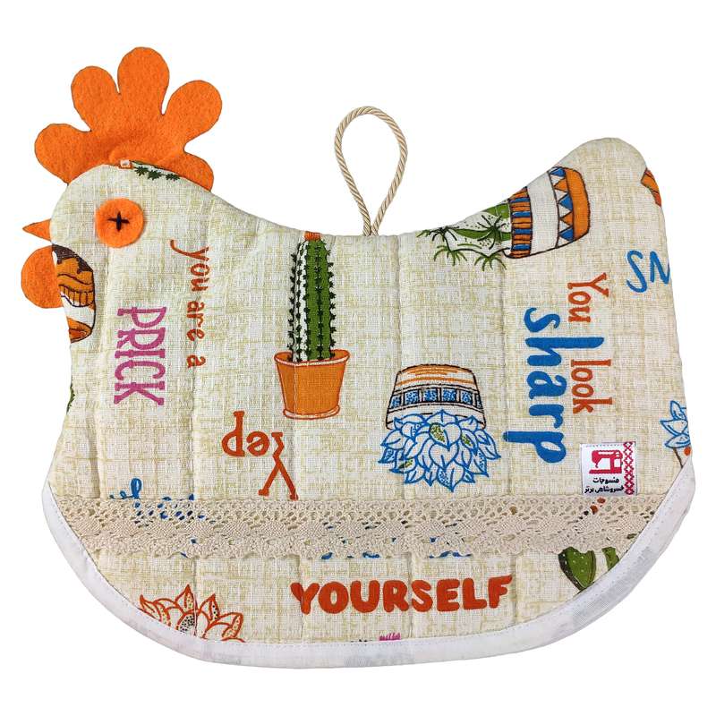 روقوری منسوجات خسروشاهی برتر مدل مرغی طرح کاکتوس کد RG1013