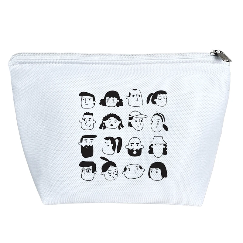 کیف لوازم آرایش دخترانه خندالو مدل پرتره انسان ها کد 8563