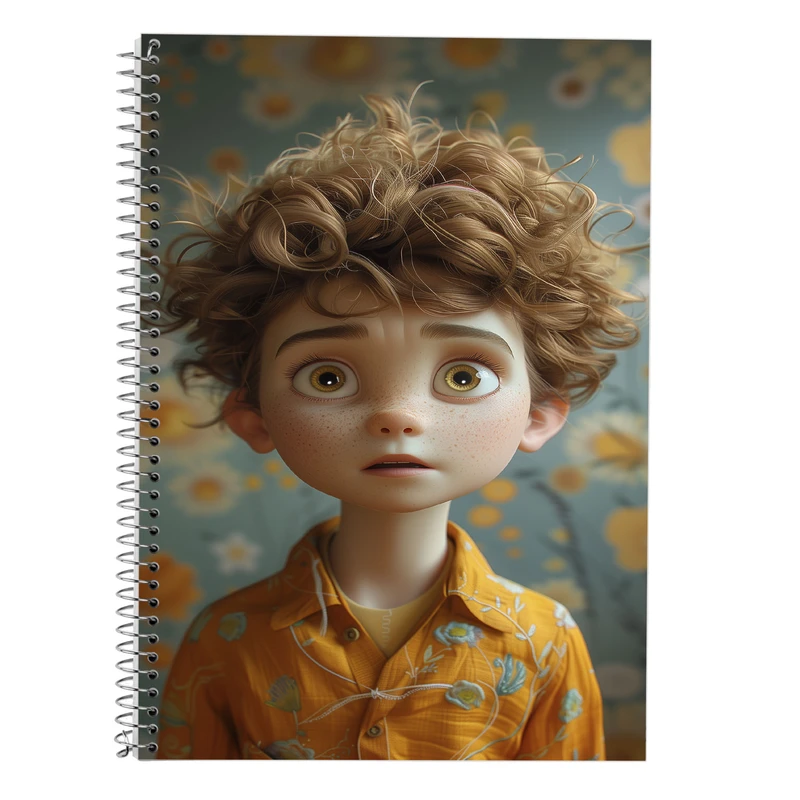 دفتر زبان 50 برگ مدوپد مدل دو خط کد DF14513