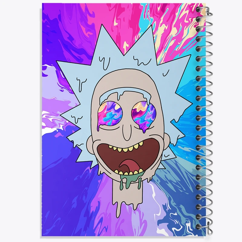 دفتر مشق 50 برگ خندالو طرح ریک (Rick) کد F1292