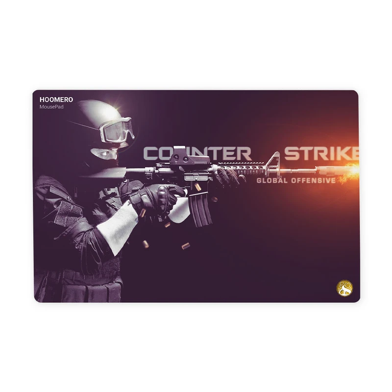 ماوس پد هومرو مدل ML512-SIZE2437 طرح بازی کانتر استریک