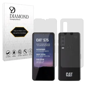 Diamond Tough model matte screen protector suitable for Cat S75 mobile phone along with the back protector