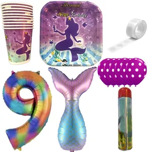 مجموعه 30 عددی تم تولد مسترتم طرح پری دریایی کد 9