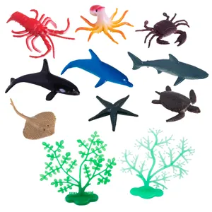 فیگور مدل آبزیان مجموعه 11 عددی