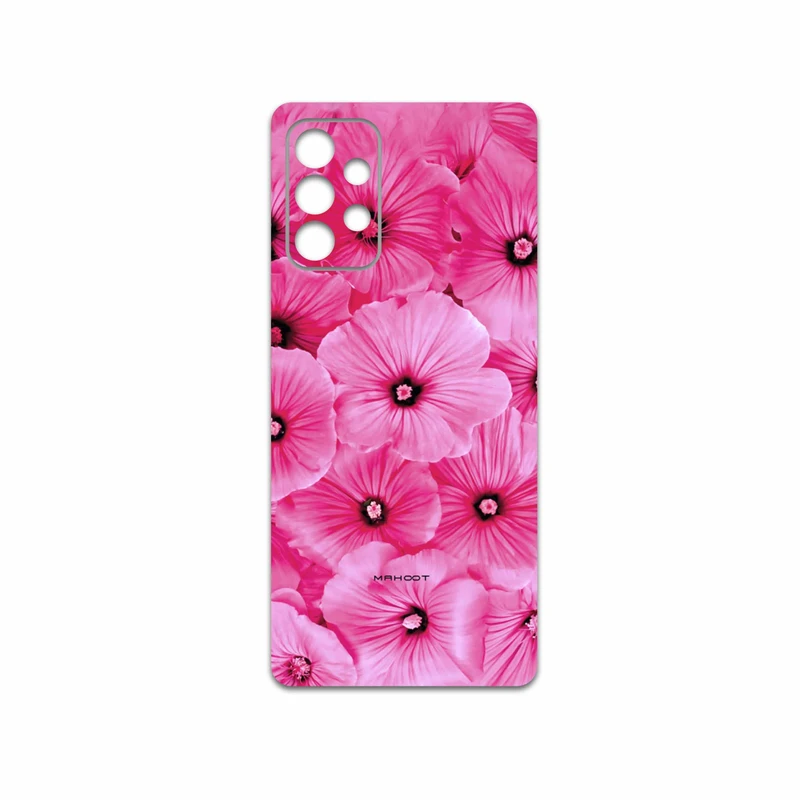 برچسب پوششی ماهوت مدل Pink-Flower مناسب برای گوشی موبایل سامسونگ Galaxy A72