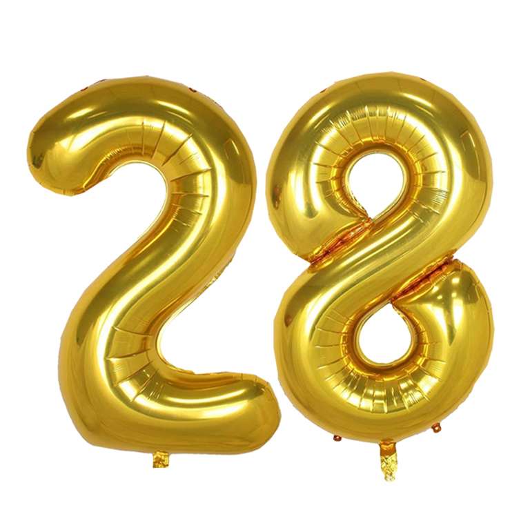 بادکنک فویلی سورتک مدل 28 بسته دو عددی