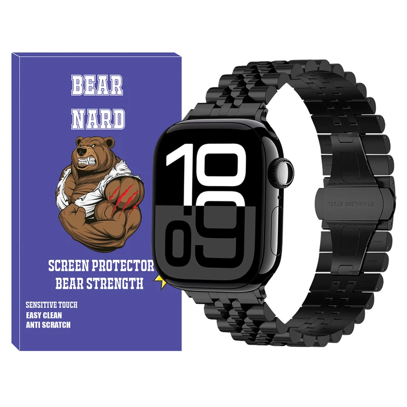 بند برنارد مدل 5Bead BR مناسب برای اپل واچ سری 10 سایز 46 میلی متری