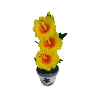 گلدان به همراه گل مصنوعی مدل 94028